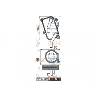 Motor Yağ Radyatörü M112 M113 [W202 W203 W210 W211 W220 W163] Yağ Filtre Kütüklü